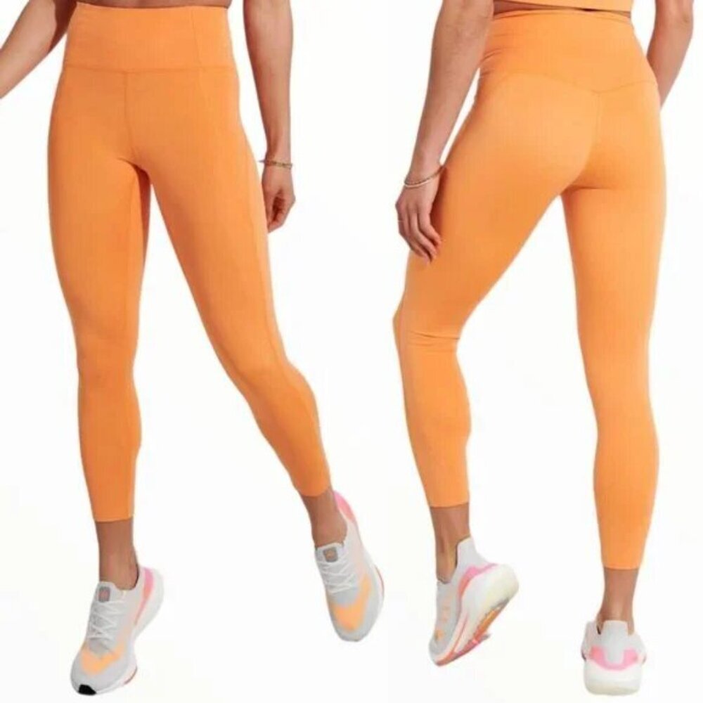 Girlfriend Collective Orange High Rise Leggings‎